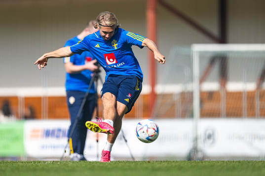 Sebastian Nanasi of the Swedish under-21 national football