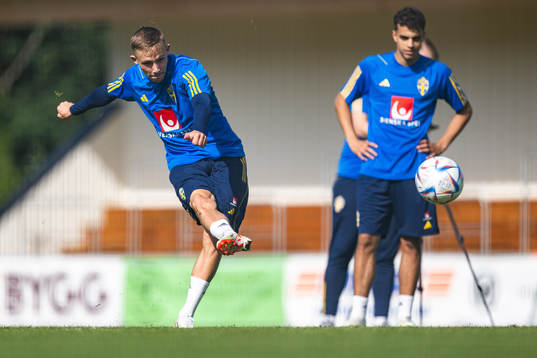 Jacob Ondrejka of the Swedish under-21 national football