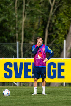 Jacob Ondrejka of the Swedish under-21 national football