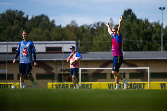 Casper Widell of the Swedish under-21 national football team