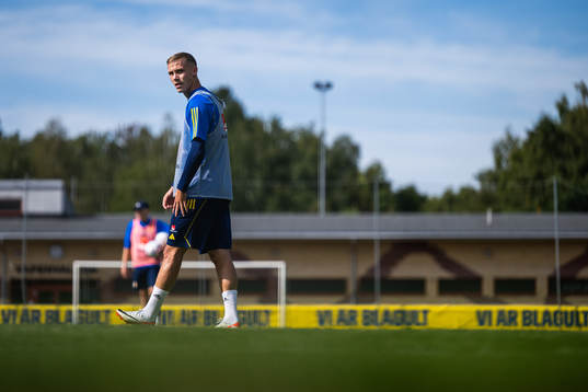 Jacob Ondrejka of the Swedish under-21 national football