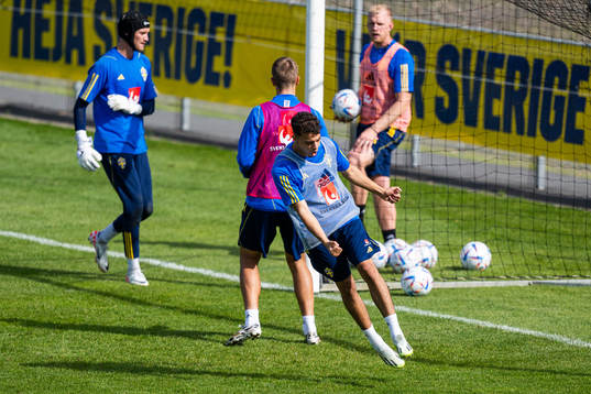 Yasin Ayari of the Swedish under-21 national football team