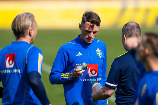 Noah Persson of the Swedish under-21 national football team
