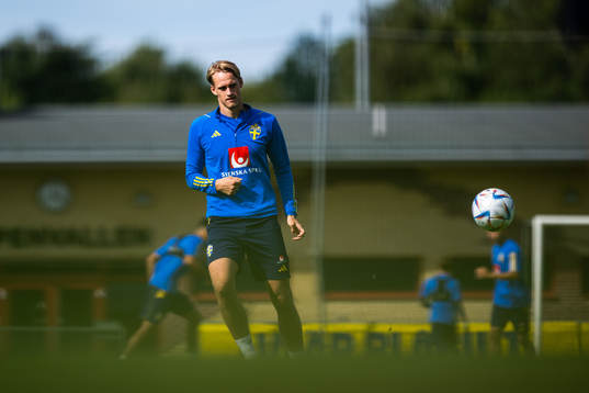 Oscar Vilhelmsson of the Swedish under-21 national football
