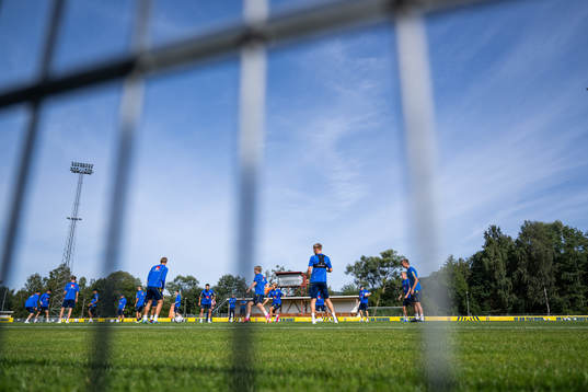 Players of the Swedish under-21 national football team