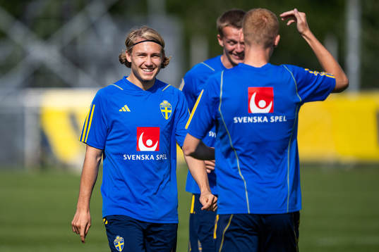 Sebastian Nanasi of the Swedish under-21 national football