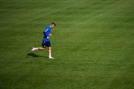 Jacob Ondrejka of the Swedish under-21 national football