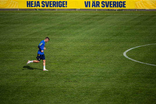Jacob Ondrejka of the Swedish under-21 national football