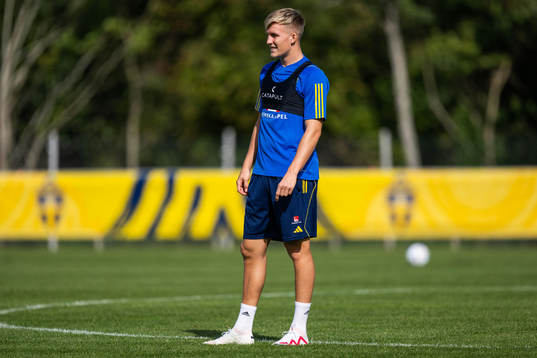 Casper Widell of the Swedish under-21 national football team