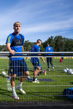 Casper Widell of the Swedish under-21 national football team