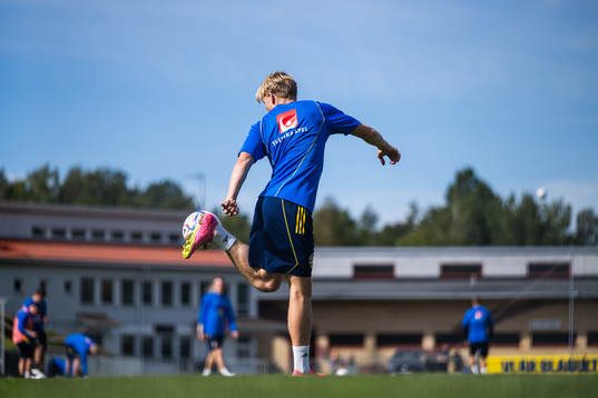 Daniel Svensson of the Swedish under-21 national football