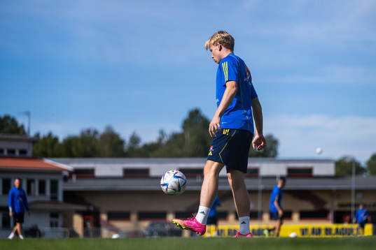 Daniel Svensson of the Swedish under-21 national football
