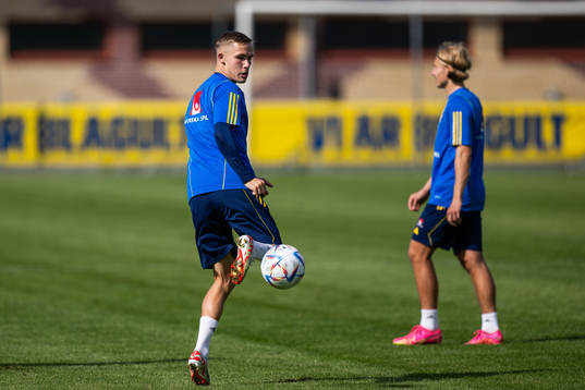 Jacob Ondrejka of the Swedish under-21 national football