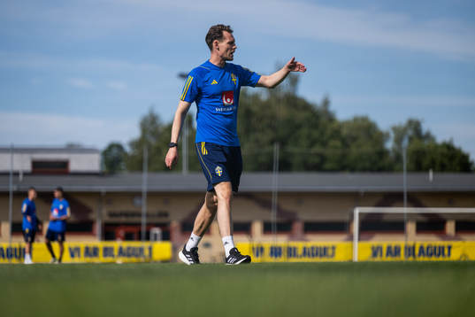 Head Coach Daniel Bäckström of the Swedish under-21