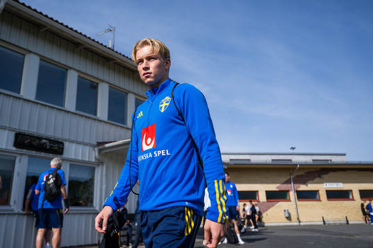 Daniel Svensson of the Swedish under-21 national football
