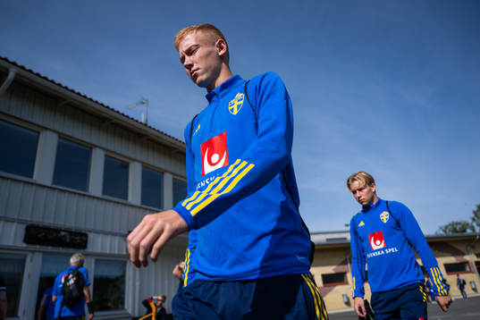 hugo Larsson of the Swedish under-21 national football team