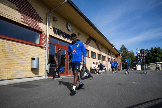 Josafat Mendes of the Swedish under-21 national football