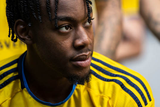 Anthony Elanga of the Swedish national football team