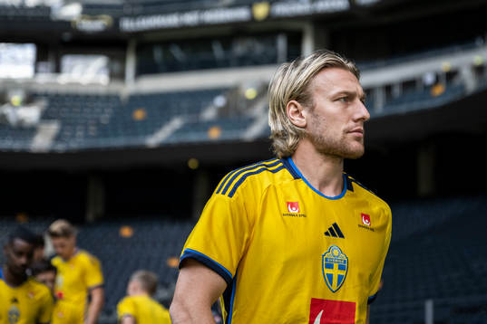 Emil Forsberg of the Swedish national football team