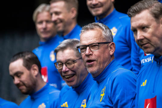 Head coach Janne Andersson of the Swedish national football