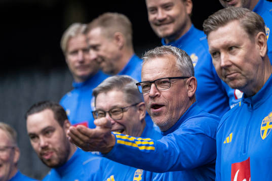 Head coach Janne Andersson of the Swedish national football
