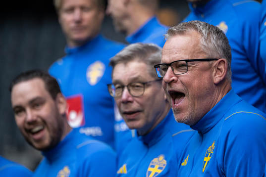 Head coach Janne Andersson of the Swedish national football