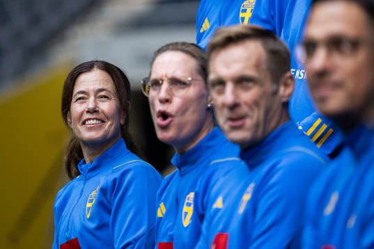 Media officer Petra Thorén of the Swedish national