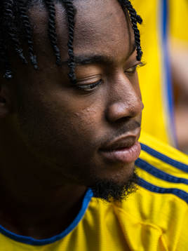 Anthony Elanga of the Swedish national football team