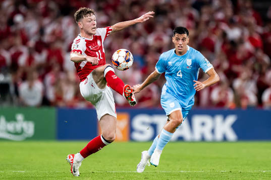 Andreas Skov Olsen of Denmark and Lorenzo Capicchioni of
