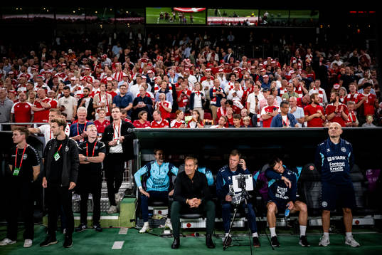 Head coach Kasper Hjulmand of Denmark