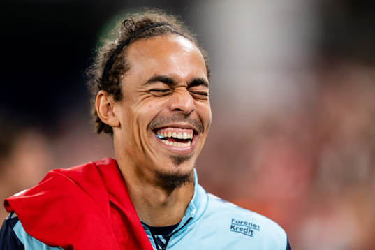 Yussuf Poulsen of Denmark