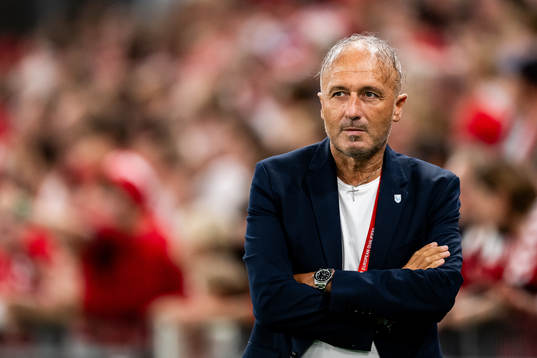 Head coach Fabrizio Costantini of San Marino