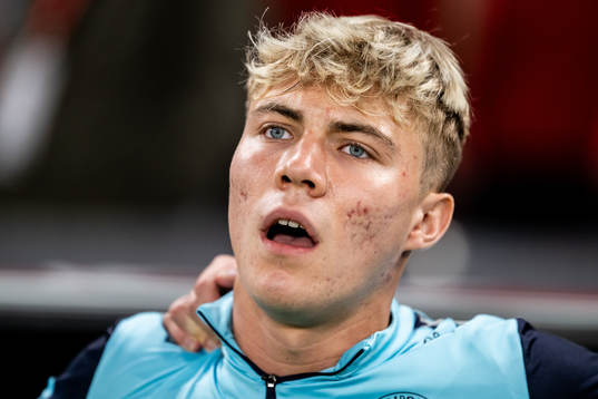 Rasmus Højlund of Denmark