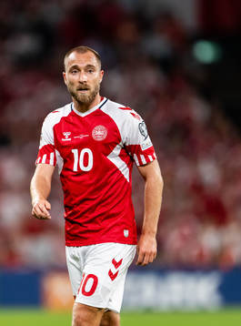 Christian Eriksen of Denmark