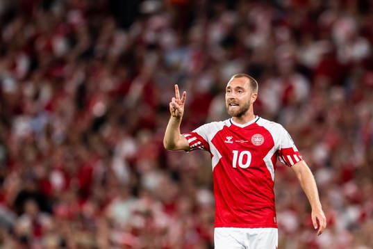 Christian Eriksen of Denmark