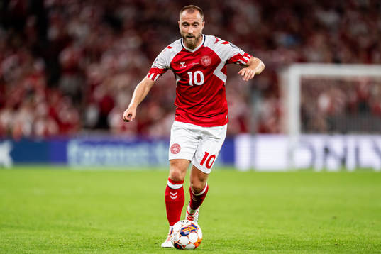 Christian Eriksen of Denmark