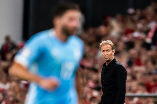 Head coach Kasper Hjulmand of Denmark