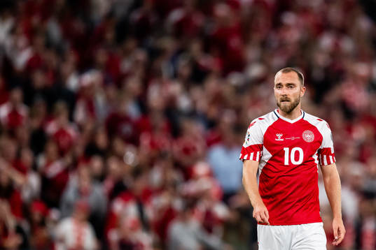 Christian Eriksen of Denmark