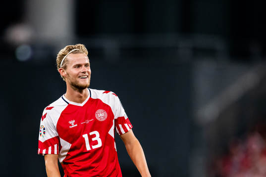 Morten Hjulmand of Denmark