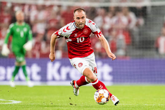Christian Eriksen of Denmark