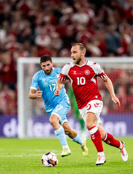 Christian Eriksen of Denmark