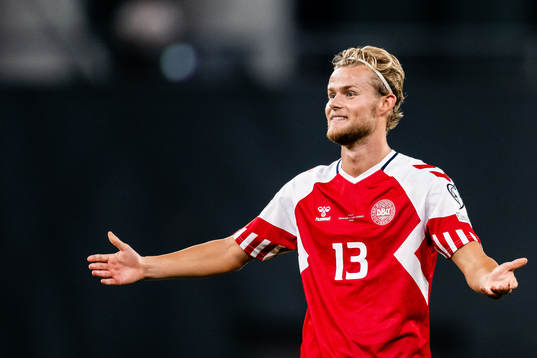 Morten Hjulmand of Denmark