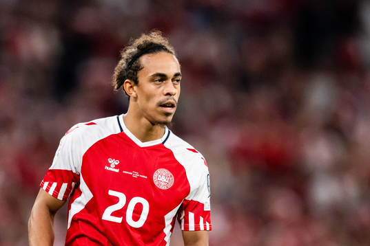 Yussuf Poulsen of Denmark