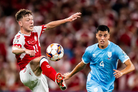 Andreas Skov Olsen of Denmark and Lorenzo Capicchioni of