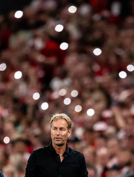 Head coach Kasper Hjulmand of Denmark