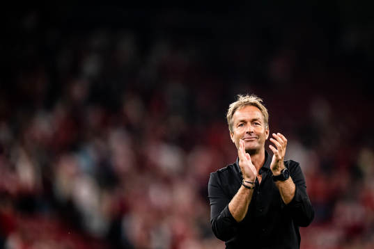 Head coach Kasper Hjulmand of Denmark
