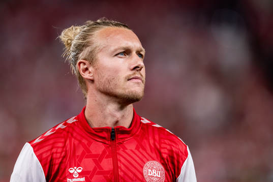 Simon Kjær of Denmark