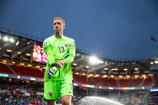 Goalkeeper Egil Selvik of Norway