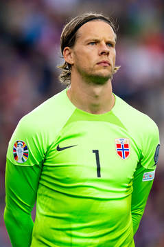 Goalkeeper Ørjan Håskjold Nyland of Norway
