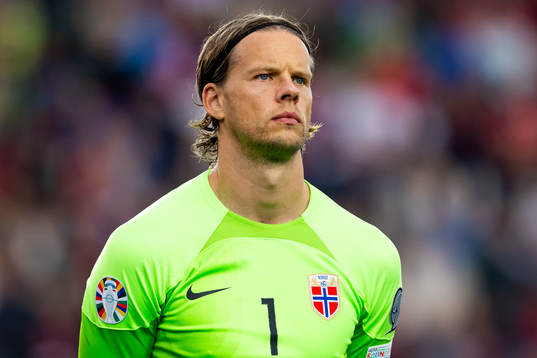 Goalkeeper Ørjan Håskjold Nyland of Norway